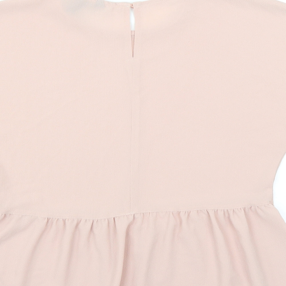 New Look Womens Pink   Basic Blouse Size 6