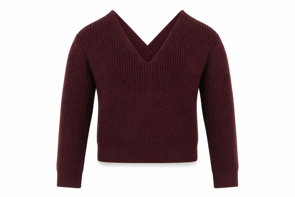 Front view of New Look girls’ purple jumper, size 10-11, years