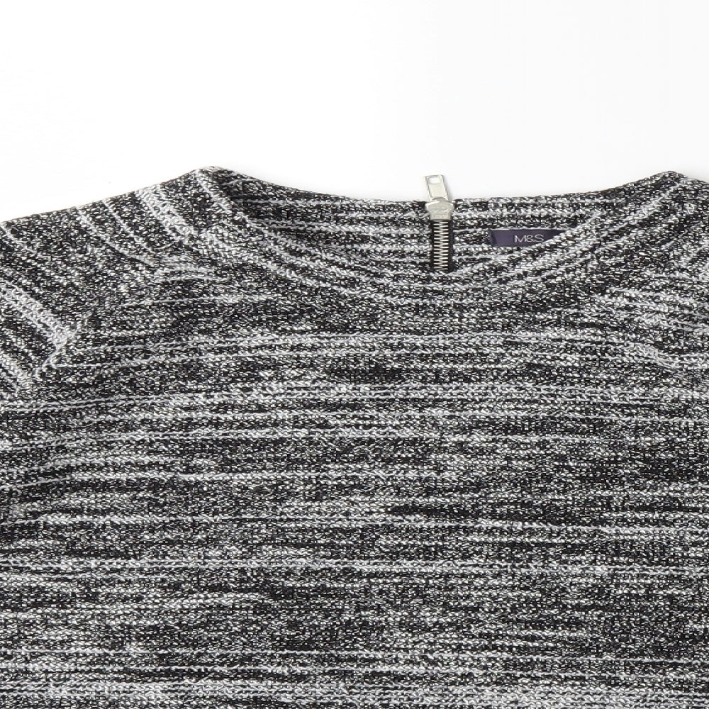 Marks and Spencer Womens Grey   Pullover Jumper Size 18