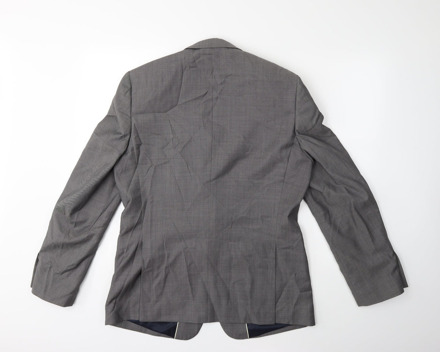 Topman Mens Grey   Jacket Suit Jacket Size 42