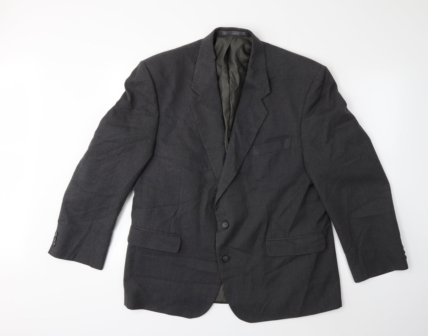 Preworn Mens Grey   Jacket Suit Jacket Size 46