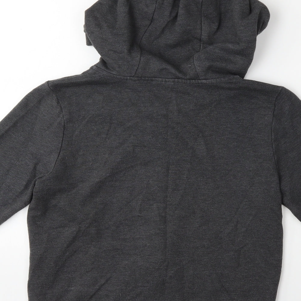 F&F Boys Grey   Full Zip Hoodie Size 9-10 Years