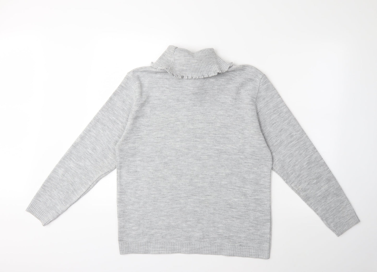 Beaumonde Womens Grey  Knit Pullover Jumper Size L