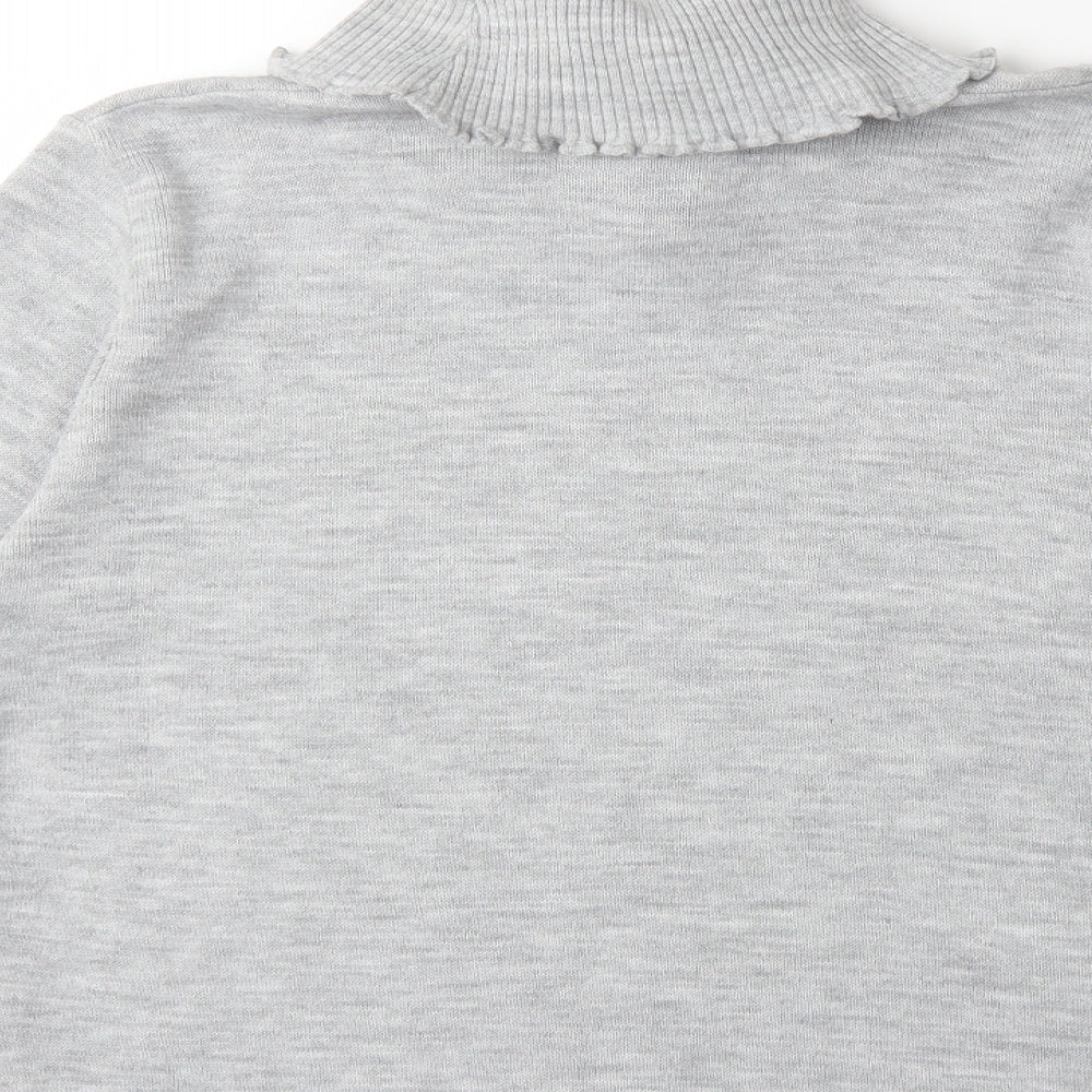 Beaumonde Womens Grey  Knit Pullover Jumper Size L