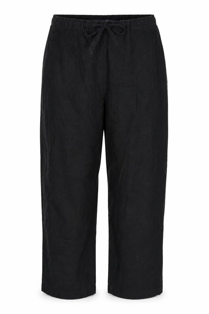 Front view of East Coast women’s black trousers, size UK 16, 24-inch leg