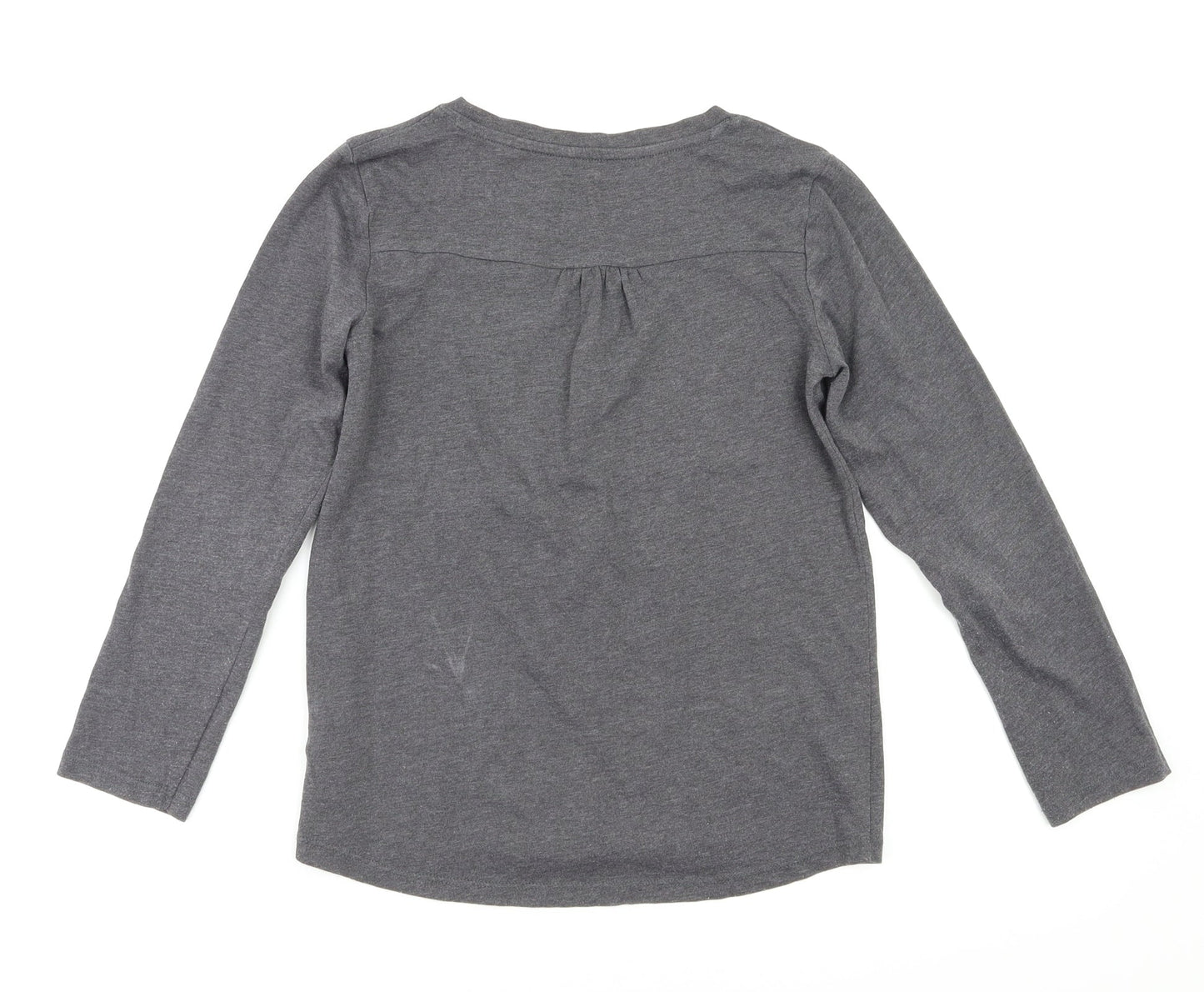 Next  Girls Grey   Pullover T-Shirt Size 9 Years