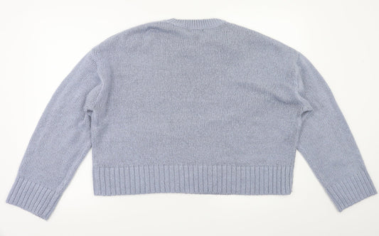 New look  Womens Blue   Henley Jumper Size L