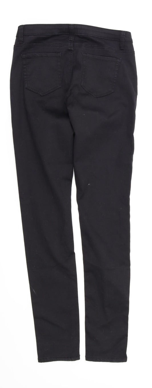 denim &co  Womens Black   Skinny Jeans Size 8 L32 in