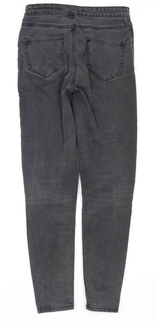 Denim&co Womens Black   Skinny Jeans Size 10 L28 in
