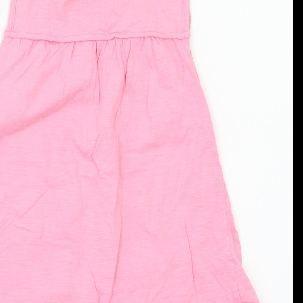 Young Dimension Girls Pink   Basic T-Shirt Size 7-8 Years