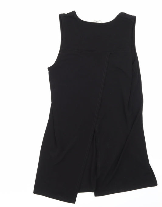 Miss Selfridge Womens Black   Basic Blouse Size 8