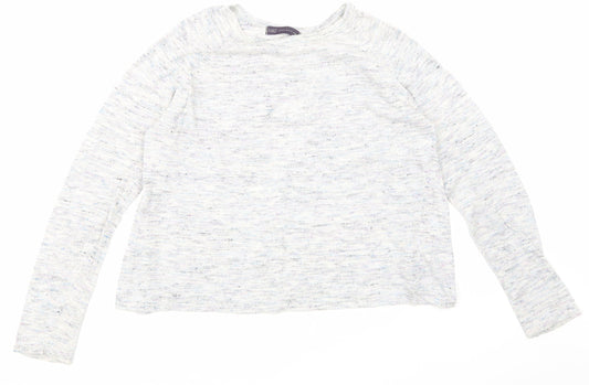 Marks and Spencer Womens Grey   Basic T-Shirt Size 14  - Open Back