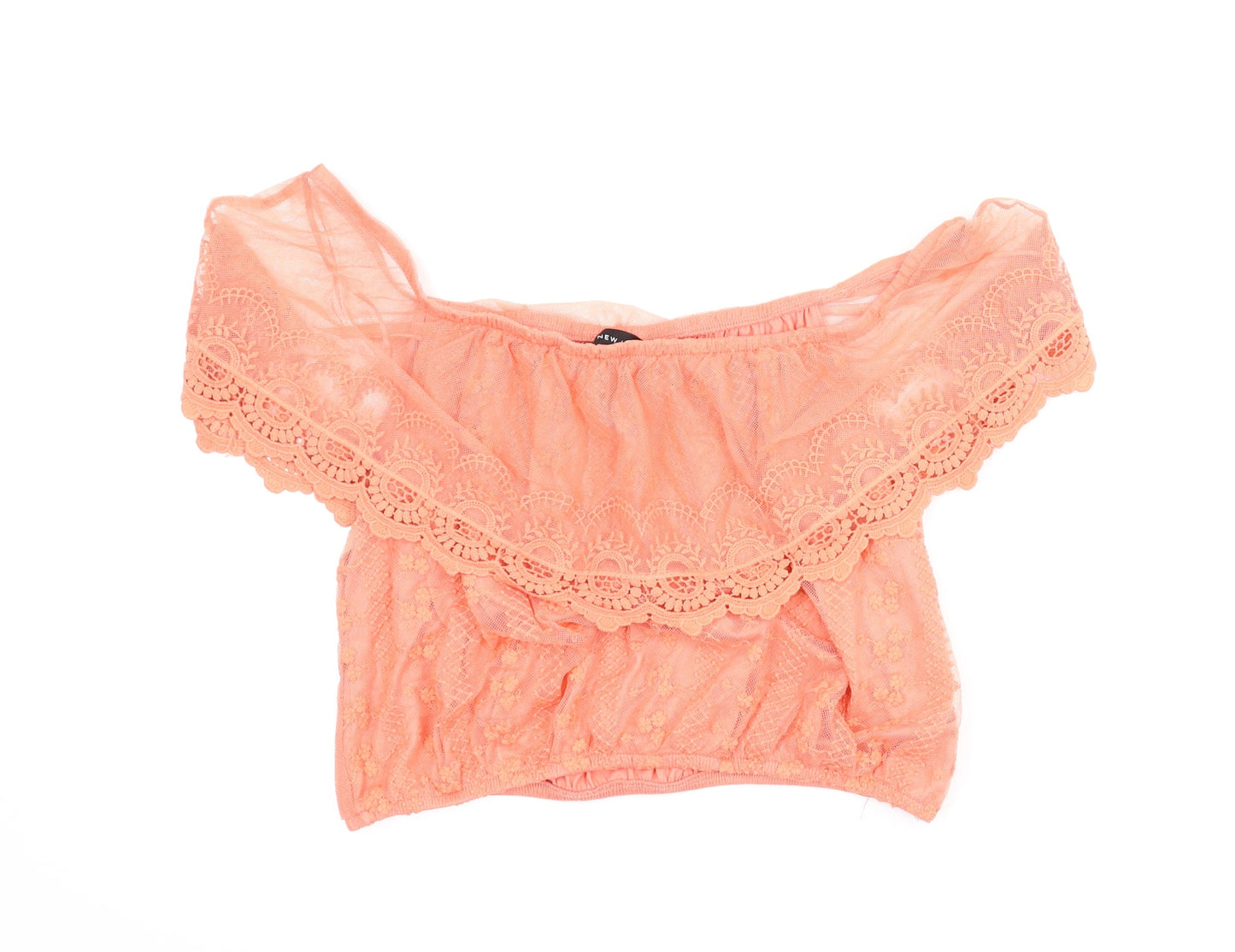 New Look Womens Orange   Basic Blouse Size 14