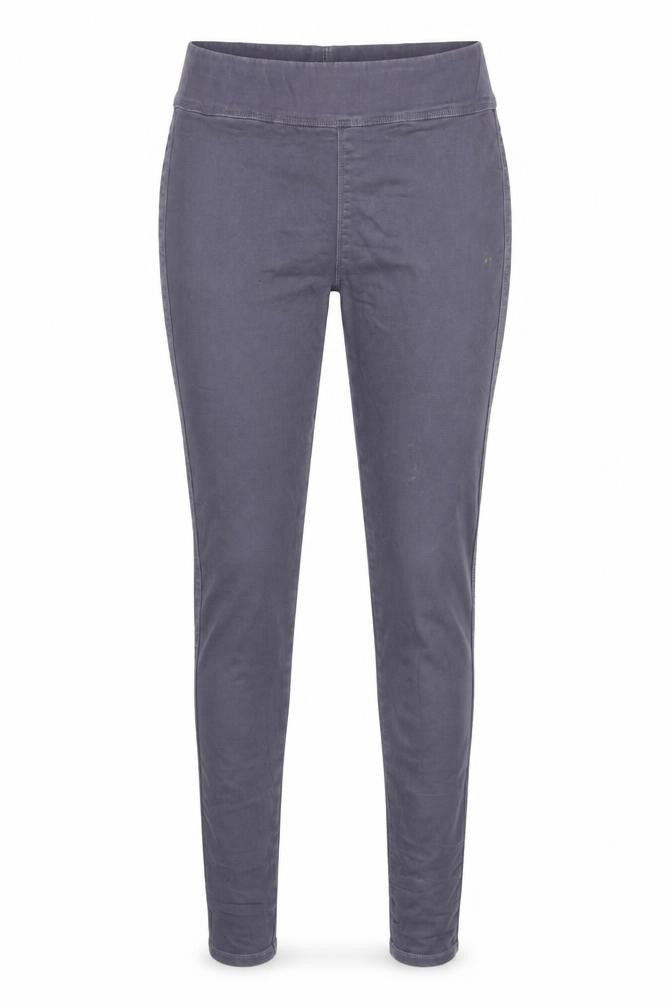 Front view of Very women’s grey carrot trousers, size UK 14, 30-inch leg