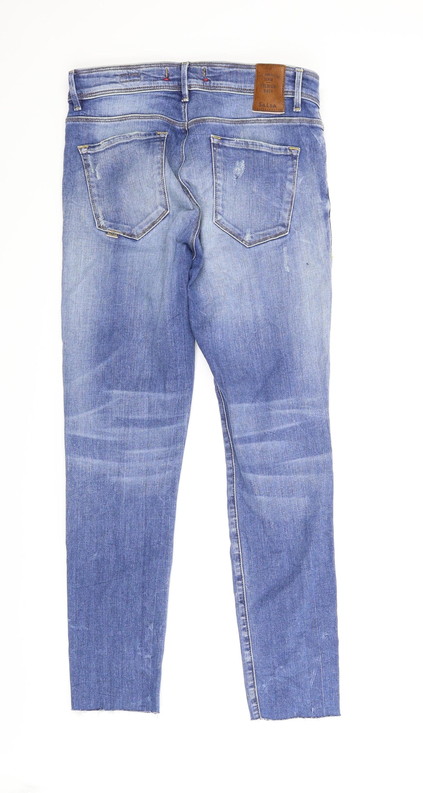 Salsa Mens Blue  Denim Tapered Jeans Size 30 L27 in