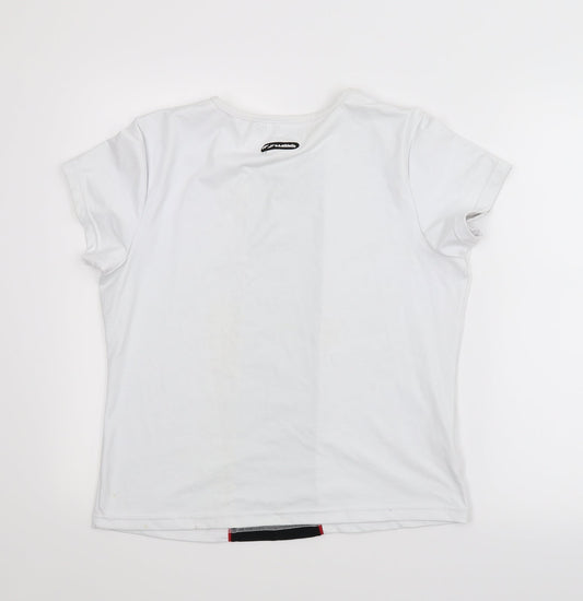 US Athletic Mens White    T-Shirt Size 16