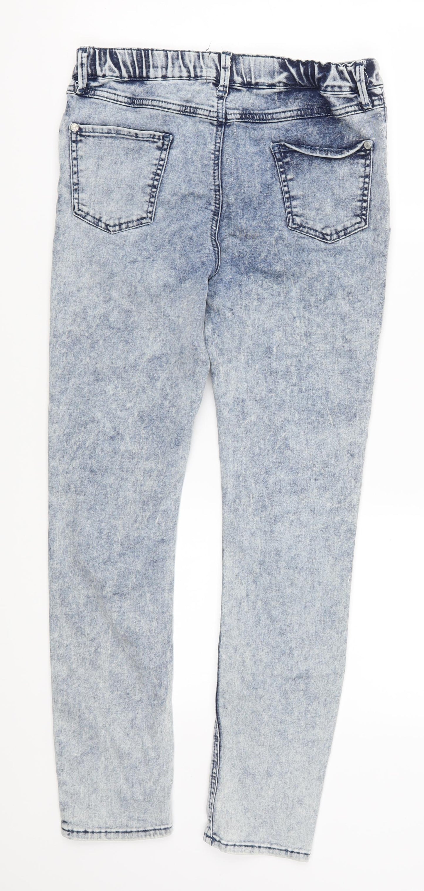 Preworn Womens Blue  Denim Skinny Jeans Size 30 in L25 in