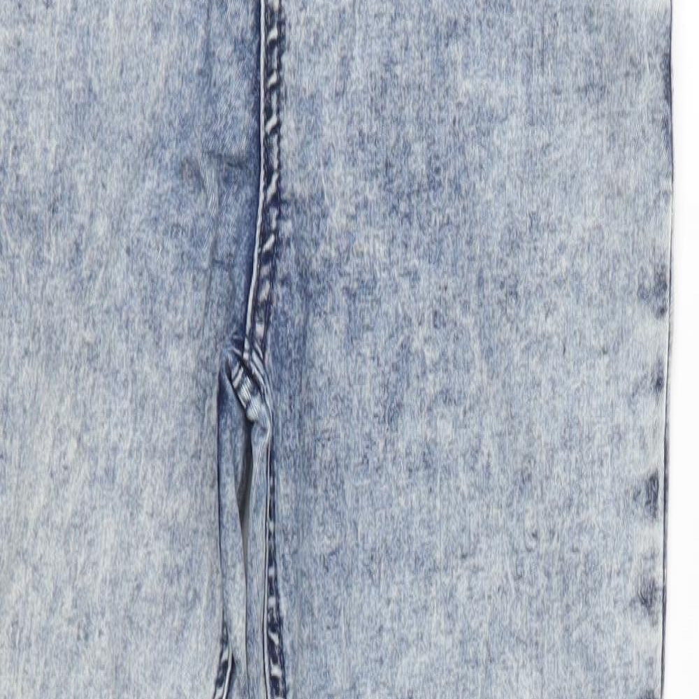 Preworn Womens Blue  Denim Skinny Jeans Size 30 in L25 in