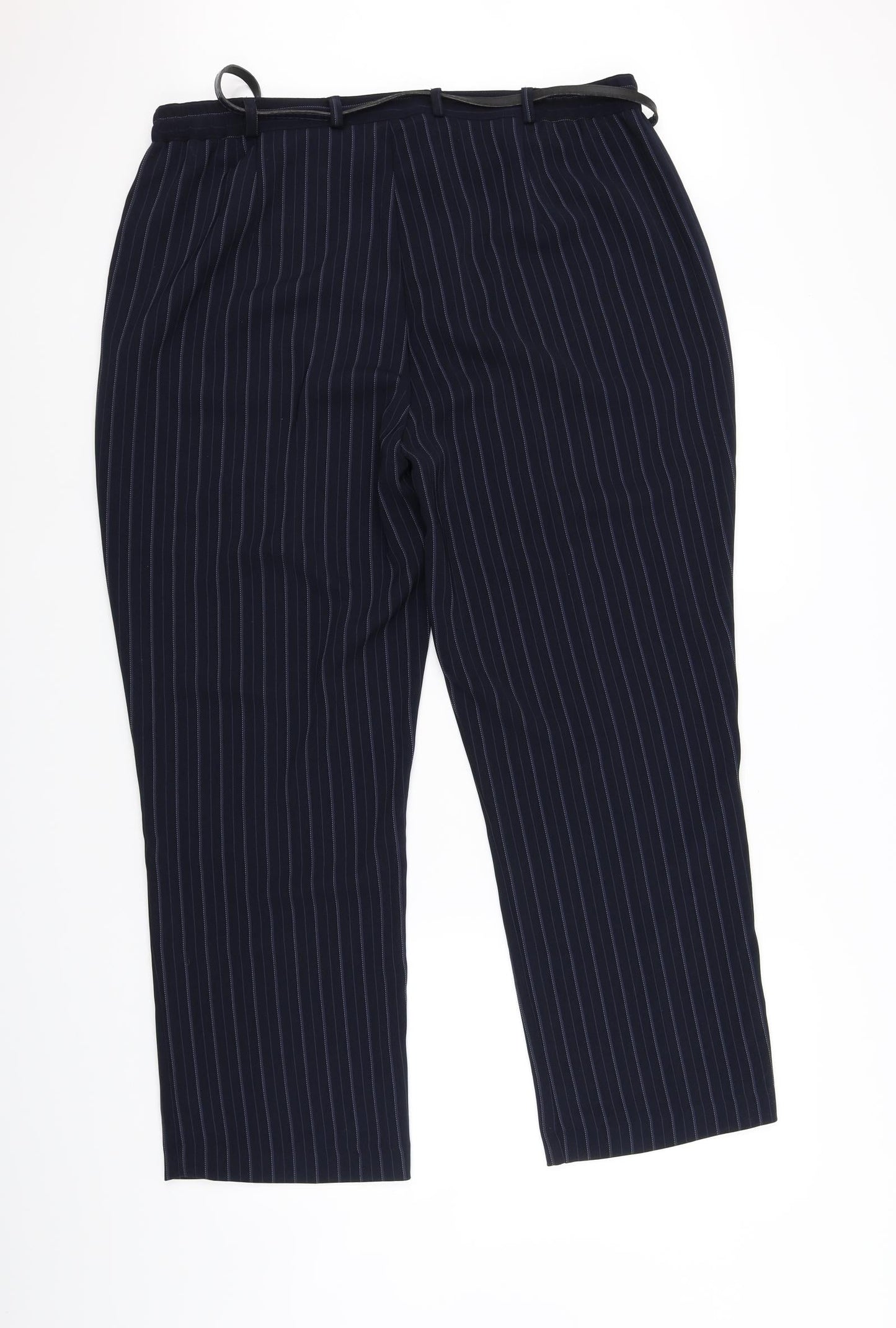 First Avenue Womens Blue   Trousers  Size 16 L30 in