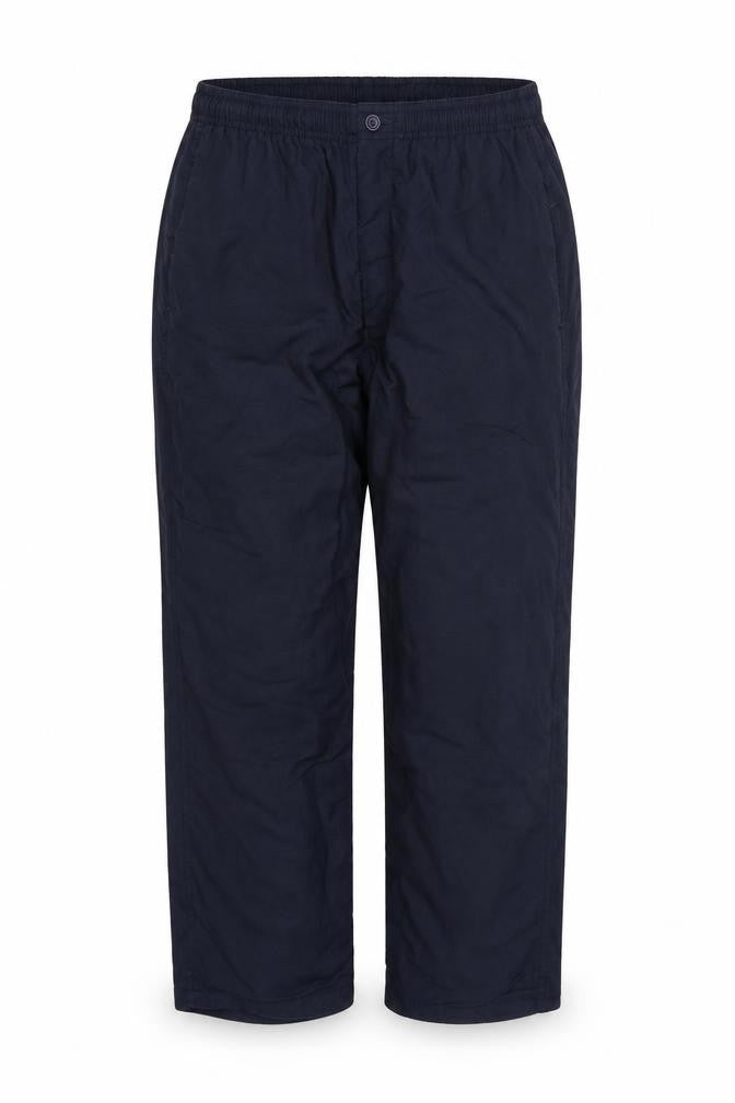 Front view of Pegasus women’s blue trousers, size M, 29-inch leg