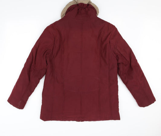 Felicitas Womens Purple   Jacket  Size 20