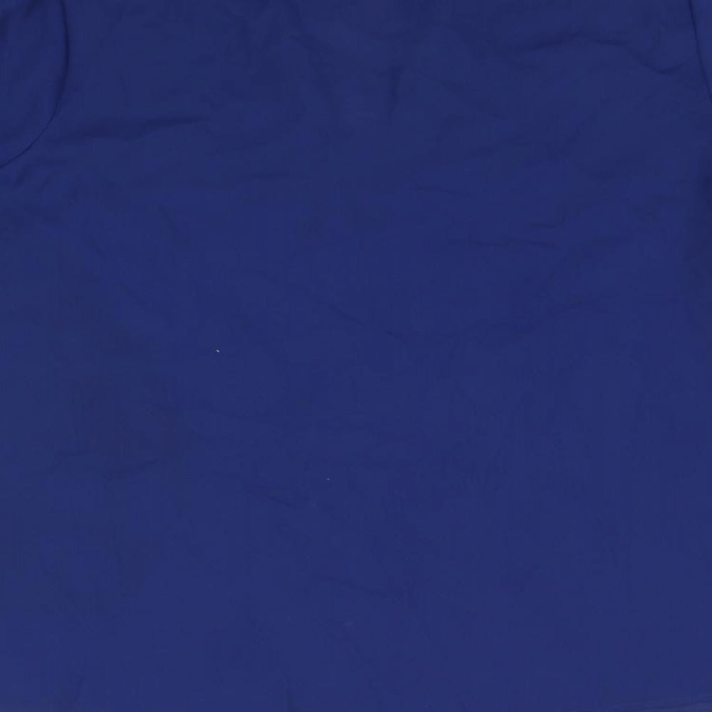 Papaya Womens Blue   Basic Blouse Size 12