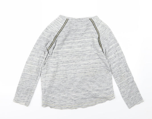 NEXT Girls Grey  Rayon Pullover Jumper Size 10 Years