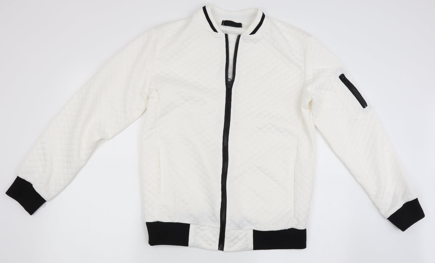 Preworn Womens Ivory Check  Jacket  Size L