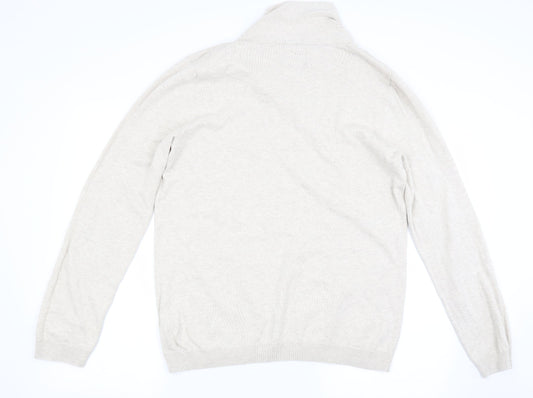 Topman Mens Beige   Pullover Jumper Size L