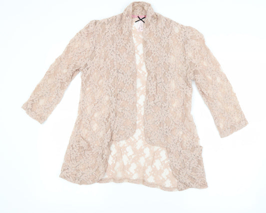 NEXT Womens Pink Floral  Cardigan Jumper Size 10