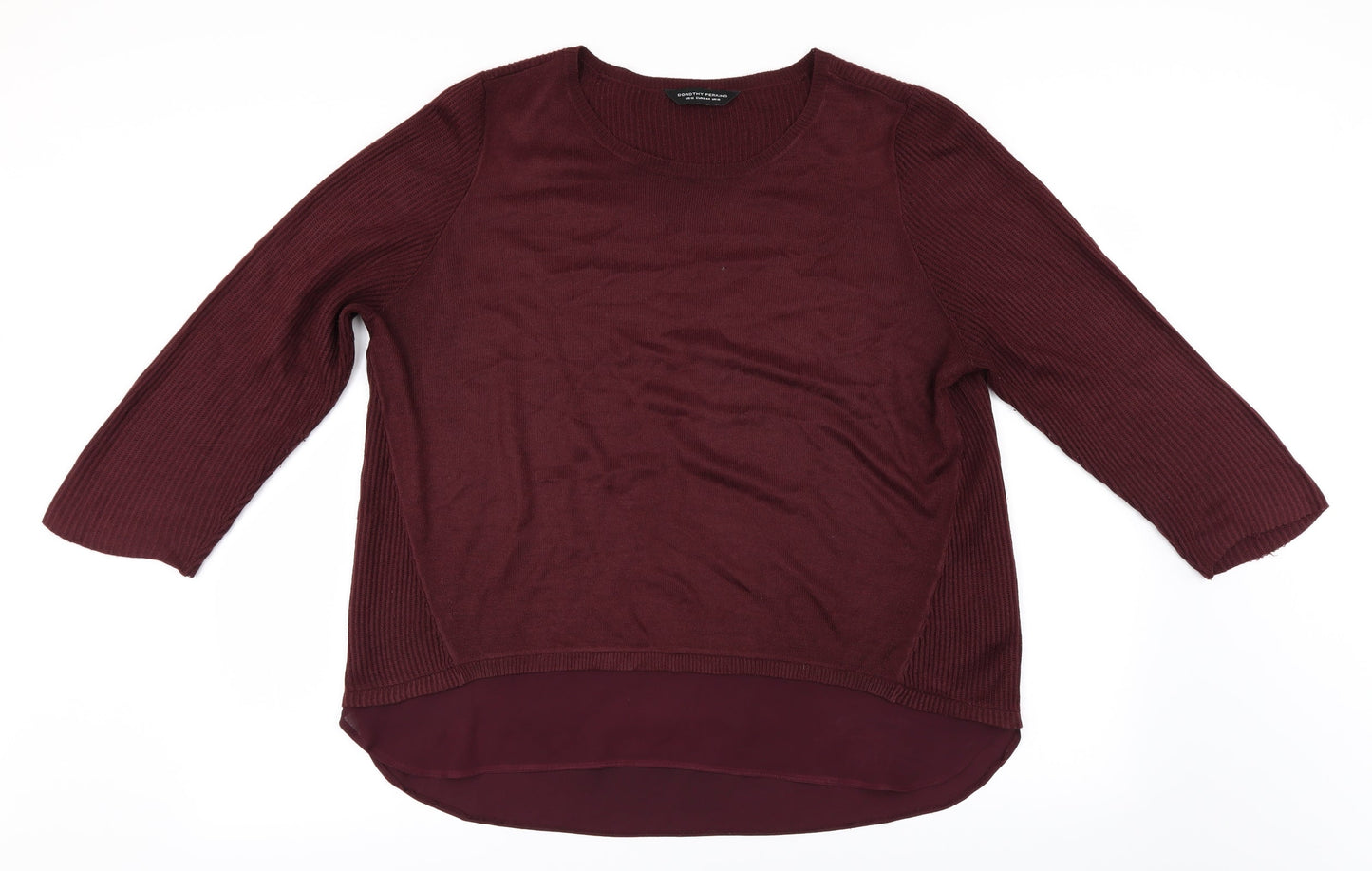 Dorothy Perkins Womens Purple   Pullover Jumper Size 16
