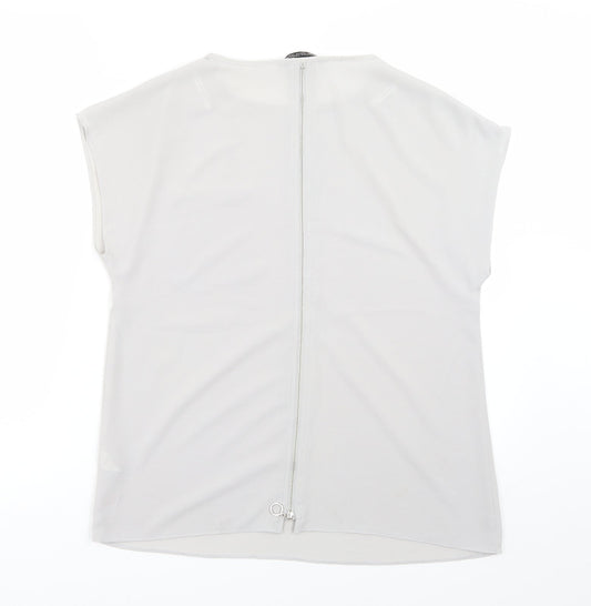 Dorothy Perkins Womens Grey   Basic T-Shirt Size 10