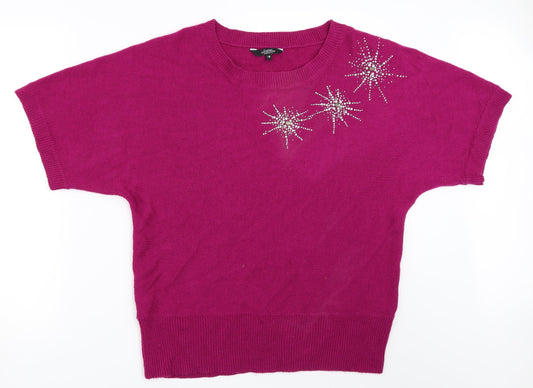 Debenhams Womens Purple   Pullover Jumper Size 18