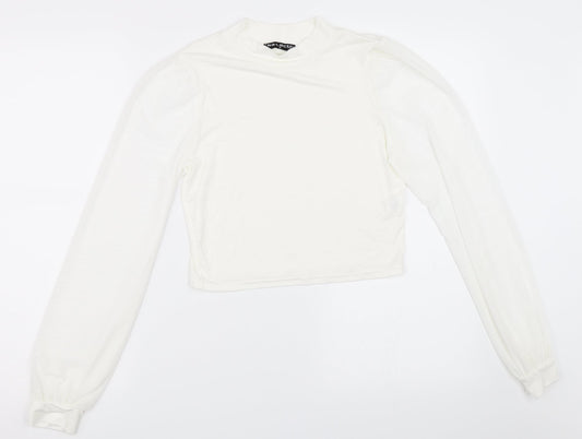 Select Womens Ivory   Basic Blouse Size M