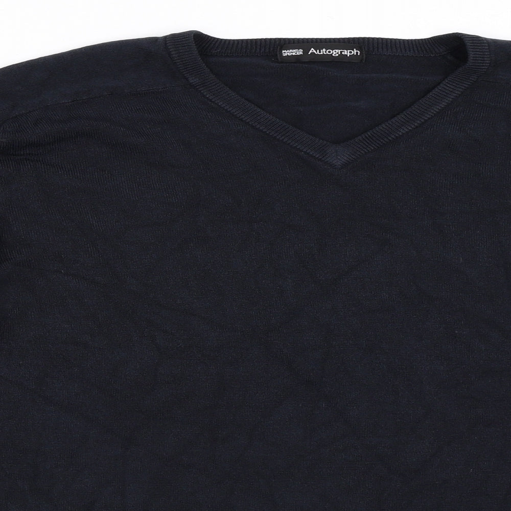 Marks and Spencer Mens Blue   Pullover Jumper Size M