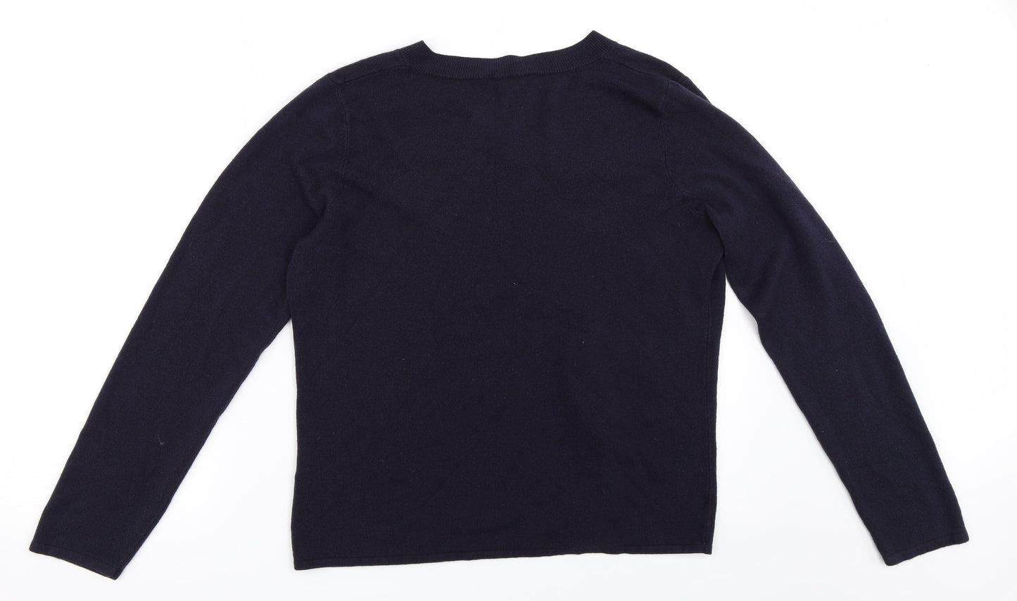Bonmarché Womens Blue   Pullover Jumper Size 16