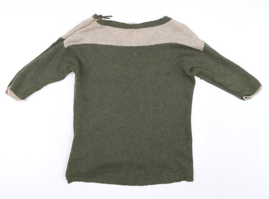 Wrap Womens Green   Pullover Jumper Size XS