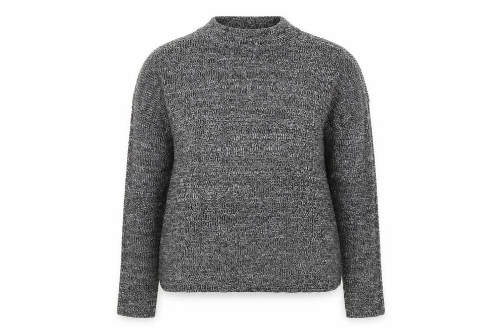 Front view of Divided women’s grey knit jumper, size S