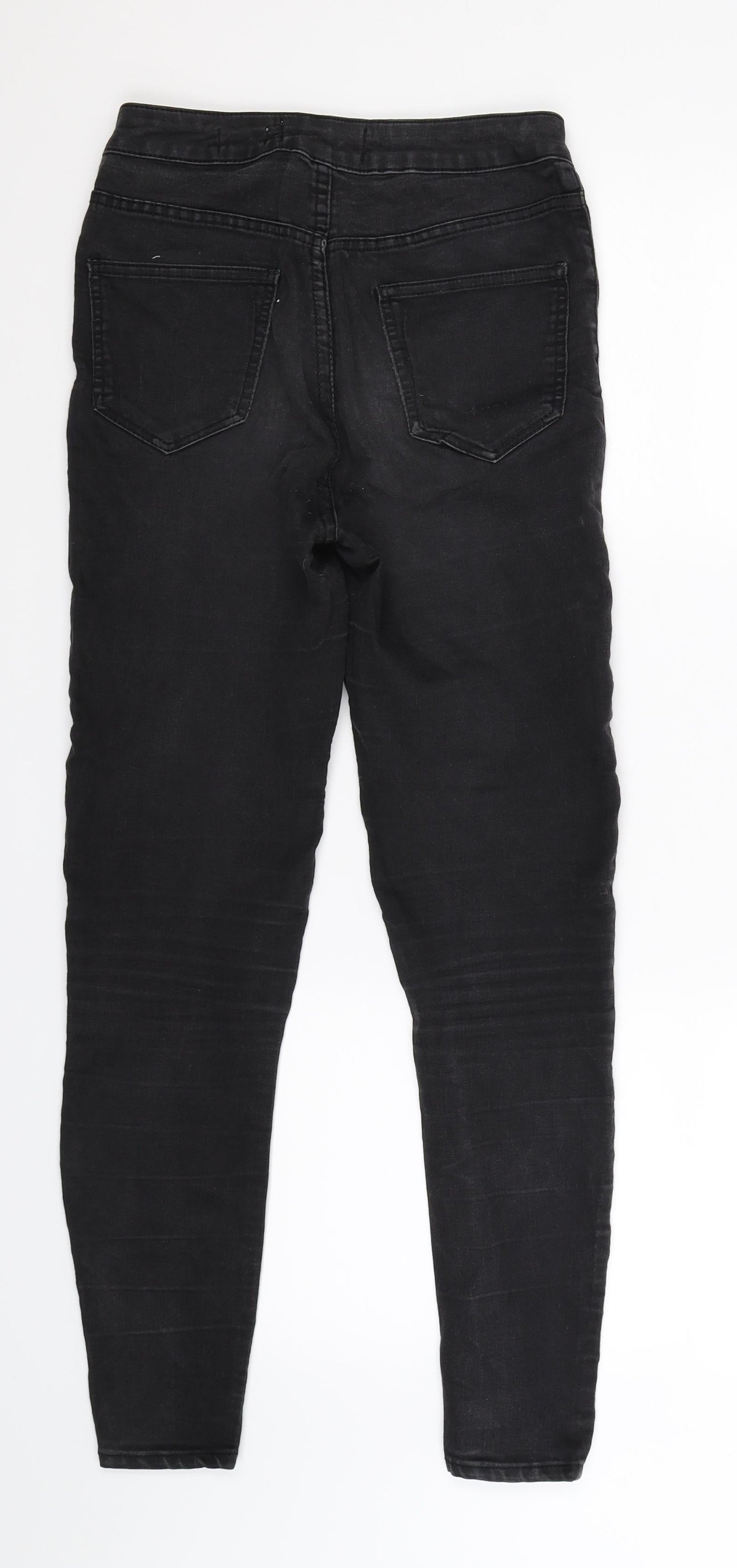 New Look Womens Black  Denim Jegging Jeans Size 6 L27 in