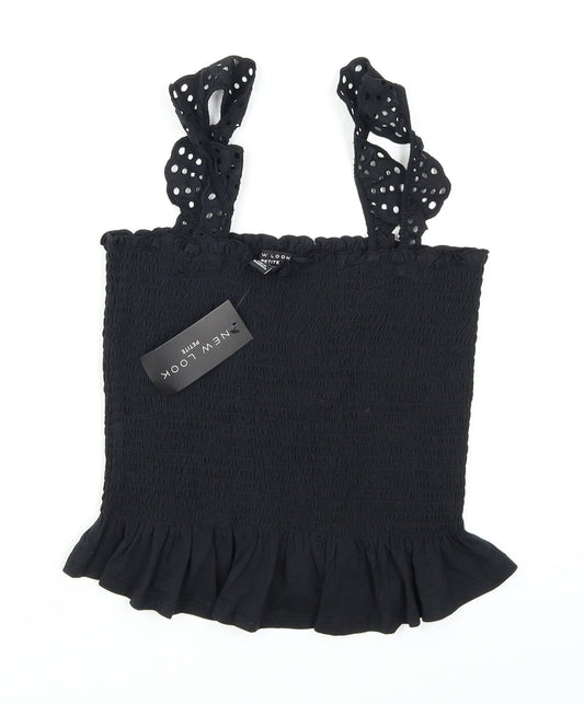 New Look Womens Black   Camisole Blouse Size L