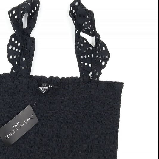 New Look Womens Black   Camisole Blouse Size L