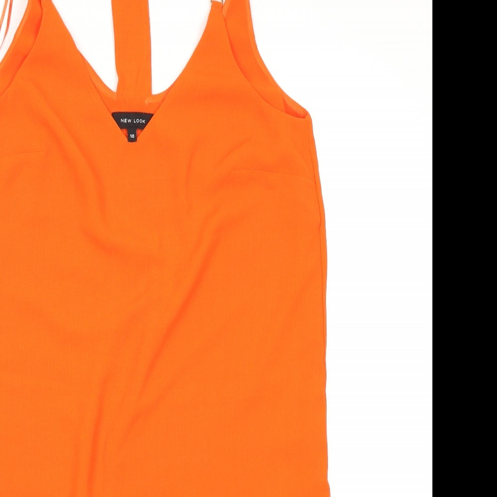 New Look Womens Orange   Camisole Blouse Size 10