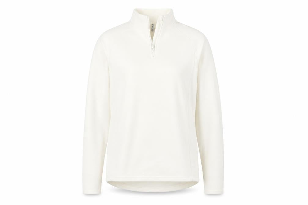 Front view of Berg Outdoor women’s white jumper, size L