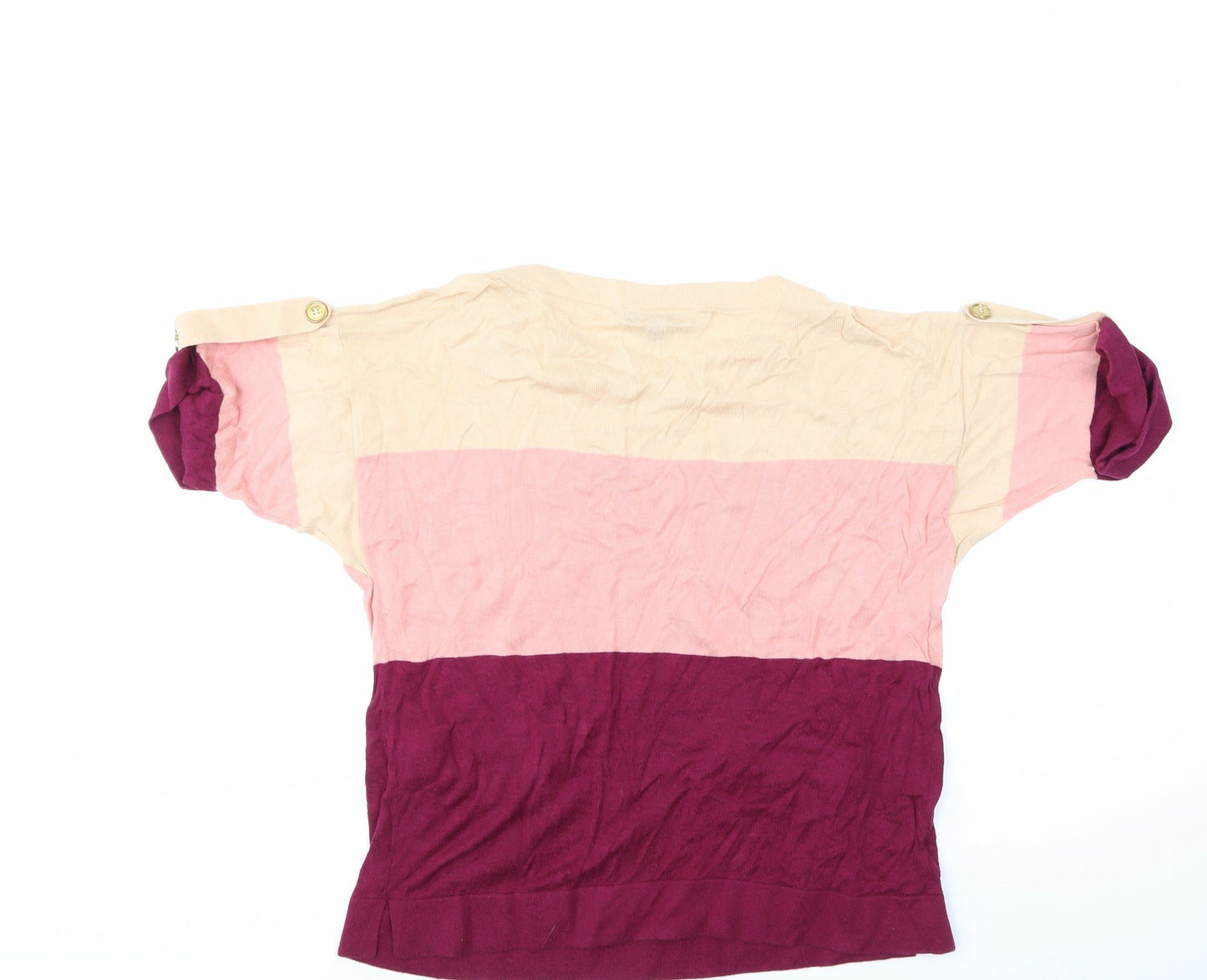 WAREHOSUE Womens Multicoloured Striped  Pullover Jumper Size 8