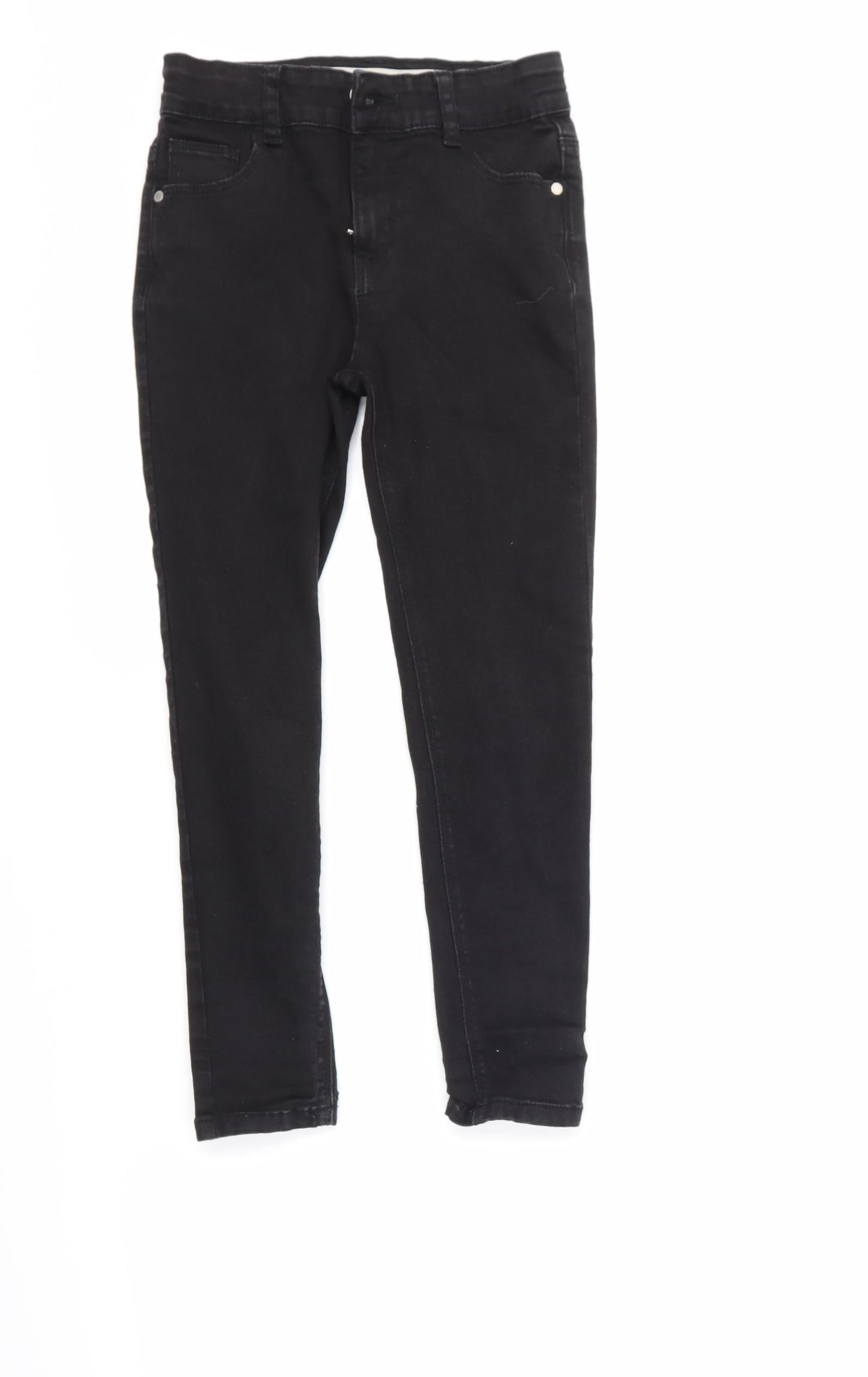 Denim & Co. Womens Black  Denim Skinny Jeans Size 7XL