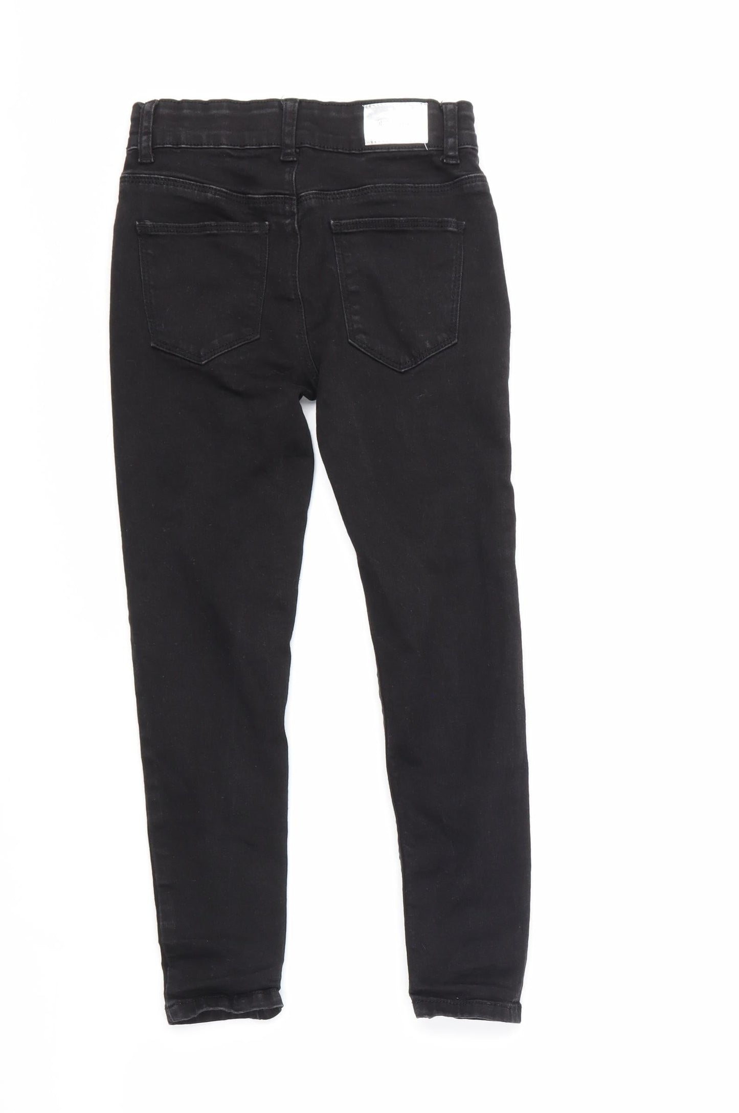 Denim & Co. Womens Black  Denim Skinny Jeans Size 7XL
