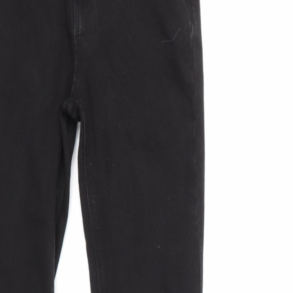 Denim & Co. Womens Black  Denim Skinny Jeans Size 7XL