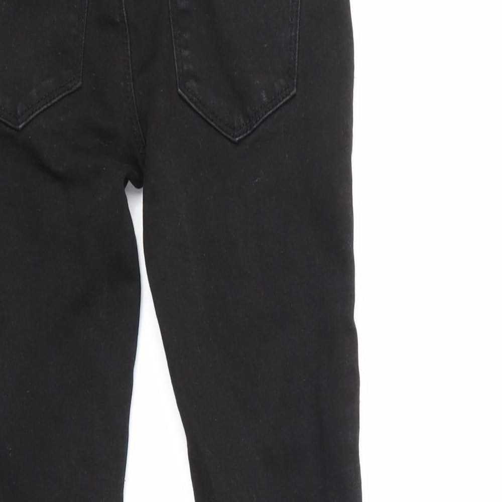 Denim & Co. Womens Black  Denim Skinny Jeans Size 7XL