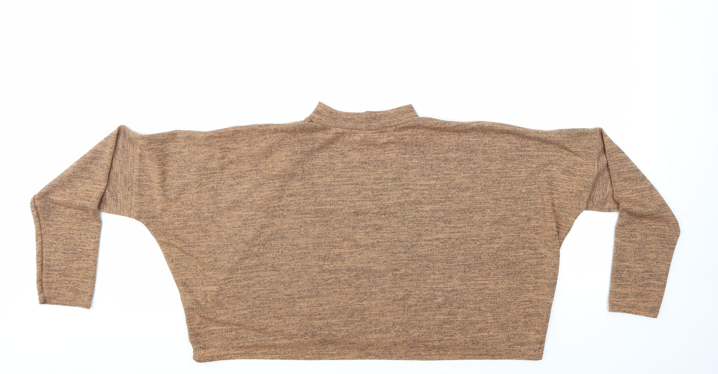 I SAW IT FIRST Womens Brown   Pullover Jumper Size 10