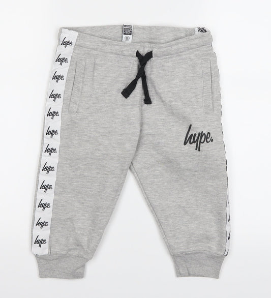 Hype Boys Grey   Sweat Shorts Size 7 Years